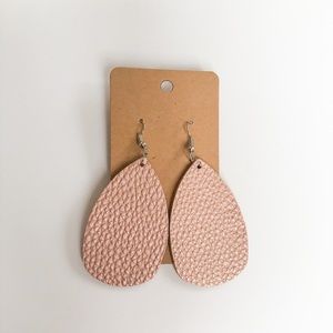 Rose gold earrings